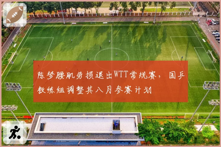 陈梦腰肌劳损退出WTT常规赛，国乒教练组调整其八月参赛计划